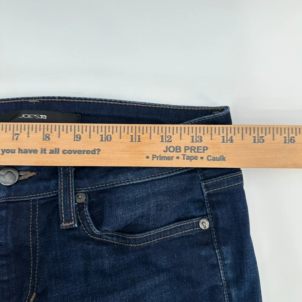 Joe's Jeans Womens 28 Blue Denim Dark Wash Diane Mid-Rise Curvy Bootcut Stretch
